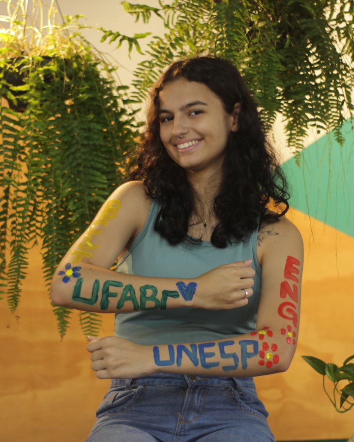 Aluna aprovada na UFABC e na UNESP